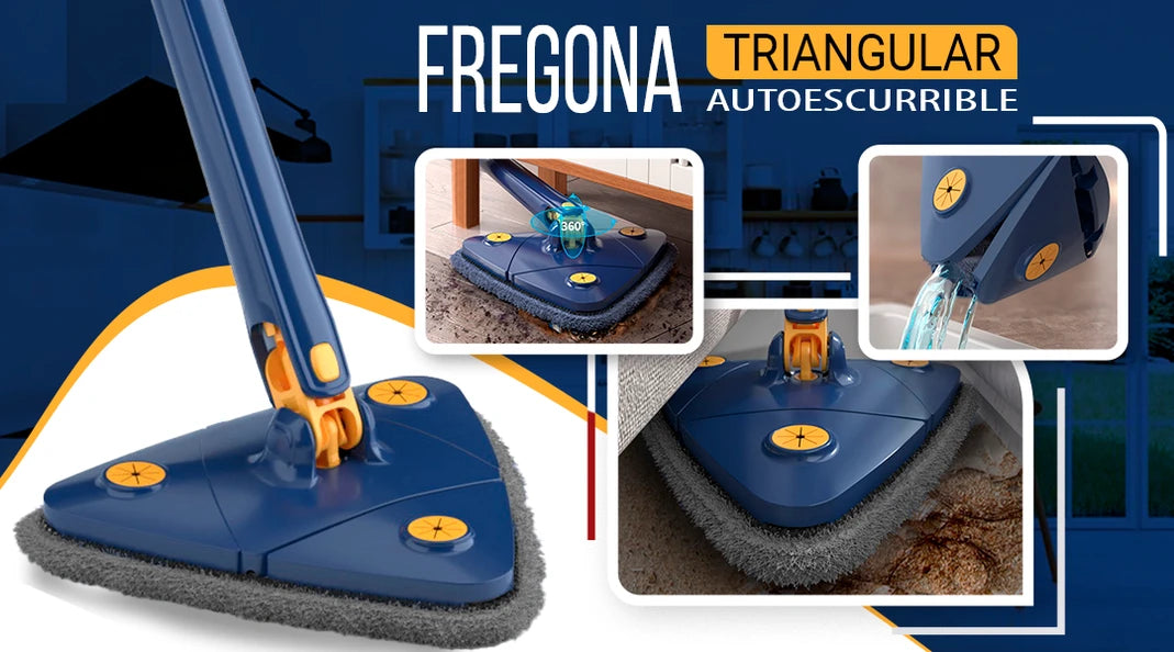 Fregona Triangular Giratoria Autolimpiab - Imagen 6